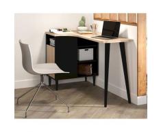 TemaHome »Nook« Schreibtisch Schwarz mit Eiche 120x76x67 cm
