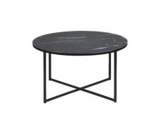 Actona »Alisma« Couchtisch rund schwarz