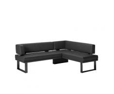 Schösswender »Manhattan« Eckbank 480/6 203x172 cm / Gavin 11 dunkelgrau