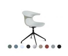 infiniti »LOOP MONO« 4 Star Designer-Stuhl 00L poliert / IR8022 Schwarz