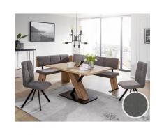 Schösswender »Kota« Eckbankgruppe Eckbank / 2 Stühle / Säulentisch mit Auszug