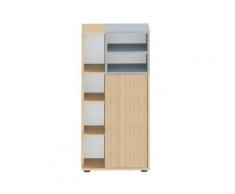 TemaHome »Kube« Badezimmerschrank Eiche mit Celadon Grey
