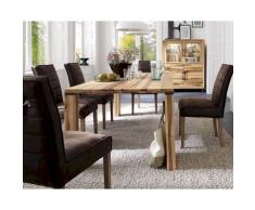 Massivholz »Brest« Esstisch Wildeiche bianco 180x100 cm