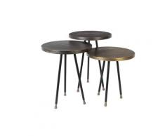 Dutchbone »Alim« Beistelltisch 3er-Set Aluminiumguss