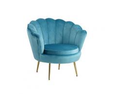 SalesFever »Arielle« Sessel blau 76x78x76 cm