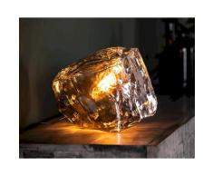 designline »Quincy« Tischlampe verchromtes Glas