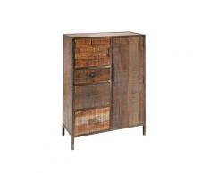 Massivholz »Priya 2« Unikat Highboard multifarbig