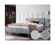 meise.möbel »Malin« Polsterbett – erhältlich in 4 Größen und 2 Farben