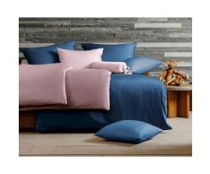 Hefel Luxus »Classic Uni« Tencel Bettwäsche blau / Kissen / 80x80 cm