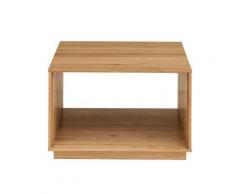 Massivholz »Davos« Beistelltisch Wildeiche bianco geölt