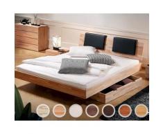 Hasena Wood-Line Massivholzbett Vilo/Varus 200x200 cm / Buche natur, lackiert