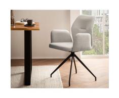 SalesFever »Alice« Drehsessel hellgrau