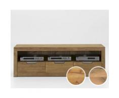 Massivholz »Basel« Lowboard Wildeiche bianco 170 cm