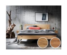 Forestales »Cleveland« Massivholzbett IV 160x200 cm / Wildeiche