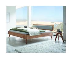 Hasena Fine-Line Massivholzbett Syma Masito/Duetto 140x200 cm / Buche weiss deckend, lackiert