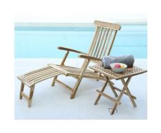Möbilia »Teak« Gartenliege