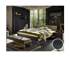 Hasena Factory-Line Massivholzbett Loft Fasio/Boga 180x200 cm / Akazie grau