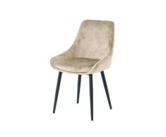SIT »Linda« Stuhl 2er-Set Samt beige