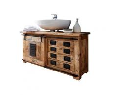 3S Frankenmöbel »Cosma« Massivholz Badezimmer-Unterschrank II BA-0480 / 120x60x40 cm