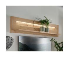 Massivholz »Davos« Wandregal I Wildeiche natur geölt / ohne Beleuchtung