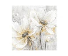 La Casa »offene weiße Blüten« Ölbild handbemalt