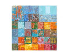 La Casa »multi color abstrakt« Ölbild handbemalt auf Leinwand