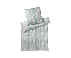 JOOP! »Pinstripe« Jade 4090-04 Bettbezug (Bettwäsche) / 155x220 cm