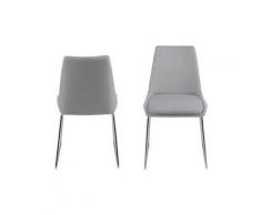 Actona »Alison« Esszimmerstuhl 47,5x83x60,5 cm / hellgrau
