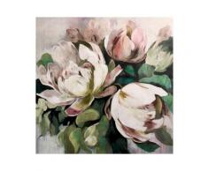 La Casa »Heller Blumenstrauß« Ölbild handbemalt 80x80 cm