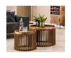 designline »Tweak« Couchtisch 2er-Set Mangoholz