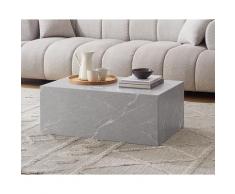 SalesFever »Aston« Couchtisch Marmoroptik grau