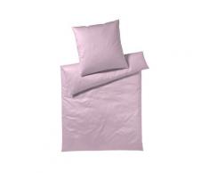 Elegante Mako-Satin Bettwäsche »Solid« Rose 6800-15 Bettwäsche 155x220 cm / 80x80 cm