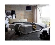 3S Frankenmöbel »Kenny« Massivholzbett BE-0578 / 160x200 cm / Fichte massiv grau gebeizt und geölt