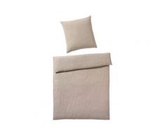 Elegante Casual Bettwäsche »Breeze« Sand 7038-07 Bettwäsche 135x200 cm / 80x80 cm