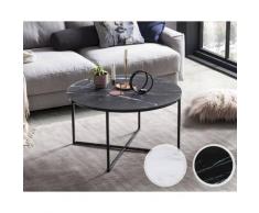 SalesFever »Aven« Couchtisch Marmor-Optik weiß