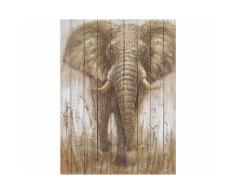 die Faktorei »Elefant III« Wandbild auf Holz 90x120 cm