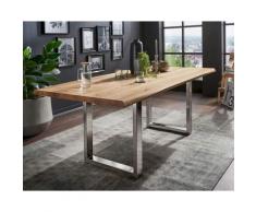 3S Frankenmöbel »Lugano« Wildeiche Massivholz Esstisch TI-0600 / 200x100 cm / gerade Kante