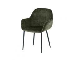 SIT »Lucy« Armlehnstuhl 2er-Set Samt grün 60x84x57,5 cm