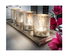 die Faktorei »Teelichthalter« 5-teilig 1 Schale, 4 Gläser