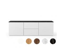 TemaHome »Join« Lowboard - 180L1 Marmor Weiss