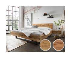 Forestales »Navarra« Massivholzbett I 200x200 cm / Kernbuche