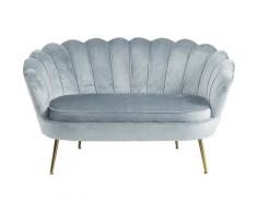 SalesFever »Arielle« Sofa hellgrau 2-Sitzer