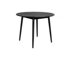 designline »Fabio« Esstisch rund in Eiche schwarz Ø 100 cm
