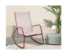 Best »Brody« Schaukelstuhl terrakotta 68,5x97x91 cm