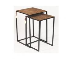 die Faktorei »Milena« Beistelltisch 2er Set Metall