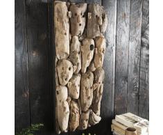 die Faktorei »Face« Wandbild aus Teakholz