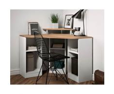 TemaHome »Corner« Schreibtisch Weiß mit Eiche 82x94x94 cm