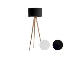 Zuiver Stehleuchte Tripod Wood Schwarz