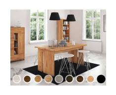 The Beds Vigo Massivholz Esstisch 1307 / 120 x 90 cm / Eiche klar lackiert / mit Funktion