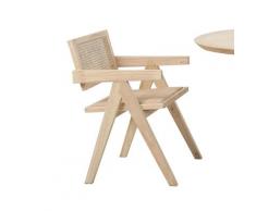SIT »Maria« Rattan Armlehnstuhl natur 52x78x58 cm